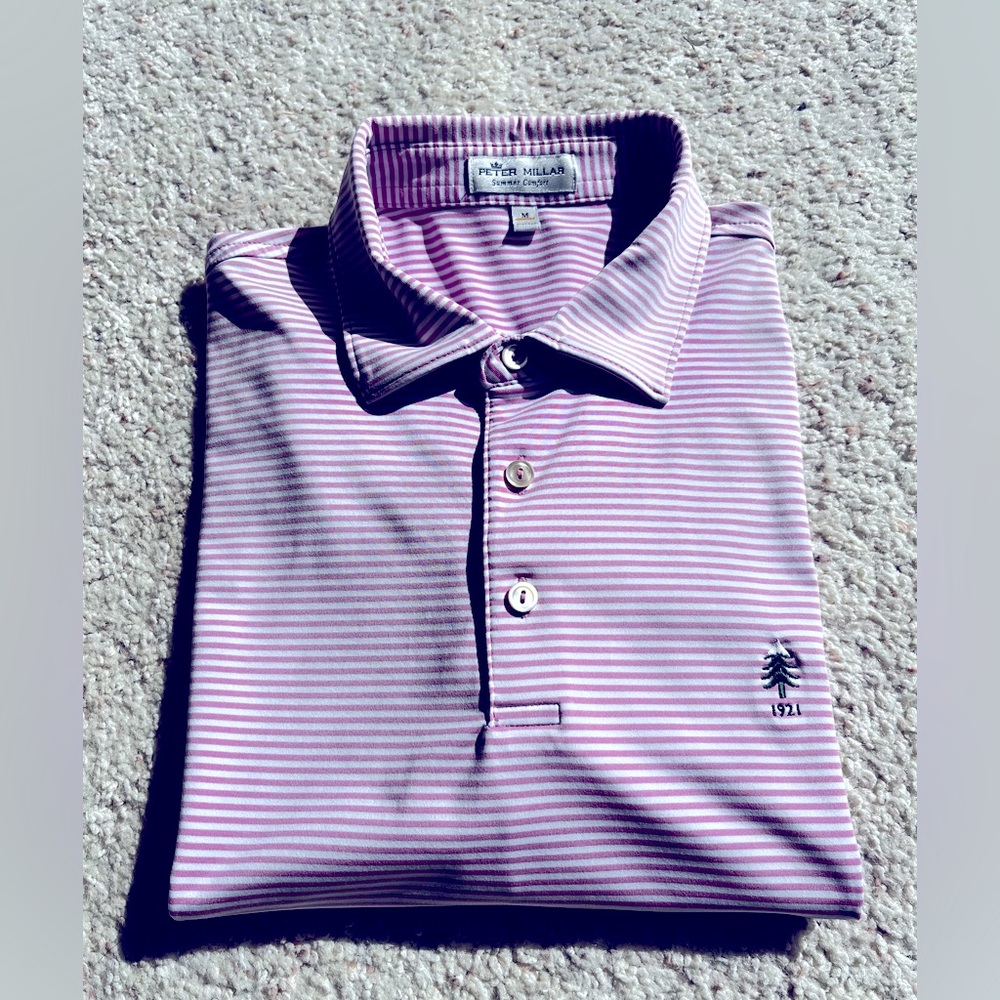 Peter Millar Golf Shirt Medium Summer Comfort